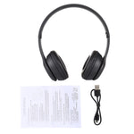 سماعة رأس بلوتوث لاسلكية قابلة للطي P47 مع منفذ صوت 3.5 مم، تدعم MP3 / المكالمات، P47 أسود، P47 أزرق، P47 أحمر، P47 أبيض، P47 أخضر