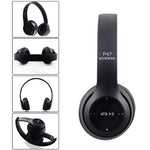 سماعة رأس بلوتوث لاسلكية قابلة للطي P47 مع منفذ صوت 3.5 مم، تدعم MP3 / المكالمات، P47 أسود، P47 أزرق، P47 أحمر، P47 أبيض، P47 أخضر