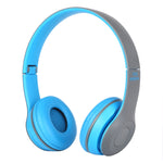 سماعة رأس بلوتوث لاسلكية قابلة للطي P47 مع منفذ صوت 3.5 مم، تدعم MP3 / المكالمات، P47 أسود، P47 أزرق، P47 أحمر، P47 أبيض، P47 أخضر