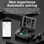 سماعة أذن بلوتوث لاسلكية P100pro TWS بتقنية Bluetooth 5.0 مع شاشة رقمية ذكية LED وصندوق شحن، تدعم سيري والمكالمات