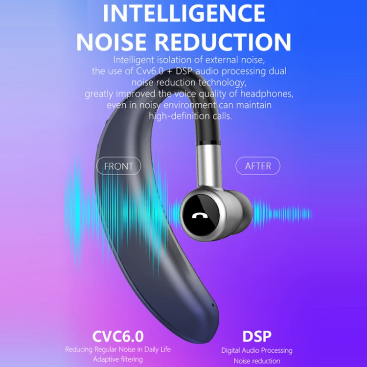 سماعة أذن بلوتوث رياضية ستيريو لاسلكية بأسلوب أعمال V7 بتقنية Bluetooth 5.0، تدعم إعلام اسم المتصل