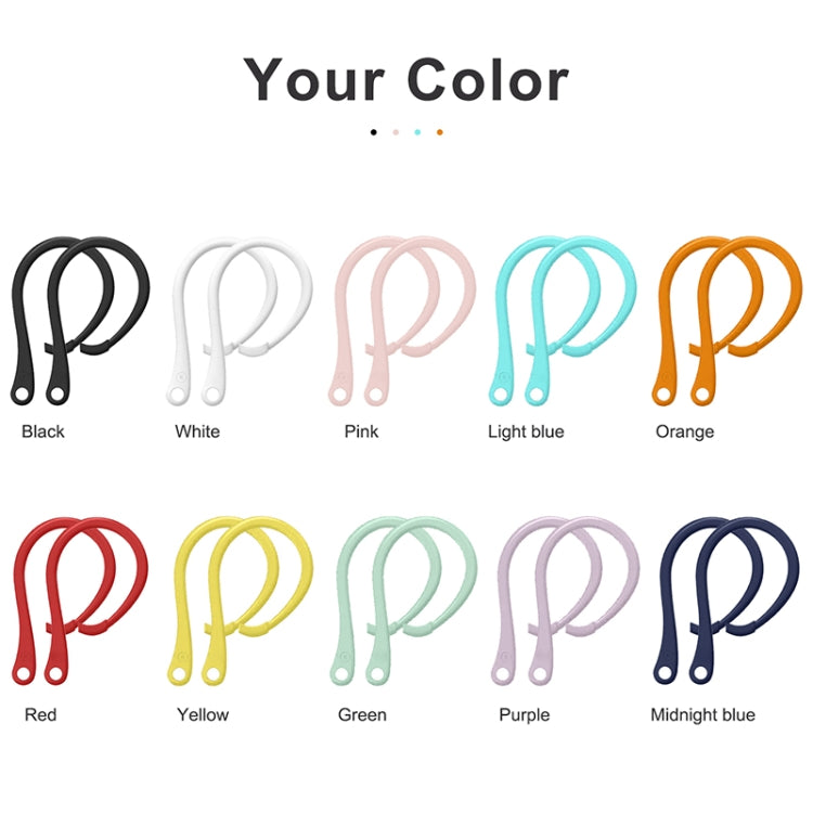 خطاف أذن سيليكون مضاد للضياع لسماعات AirPods 1 / 2 / Pro