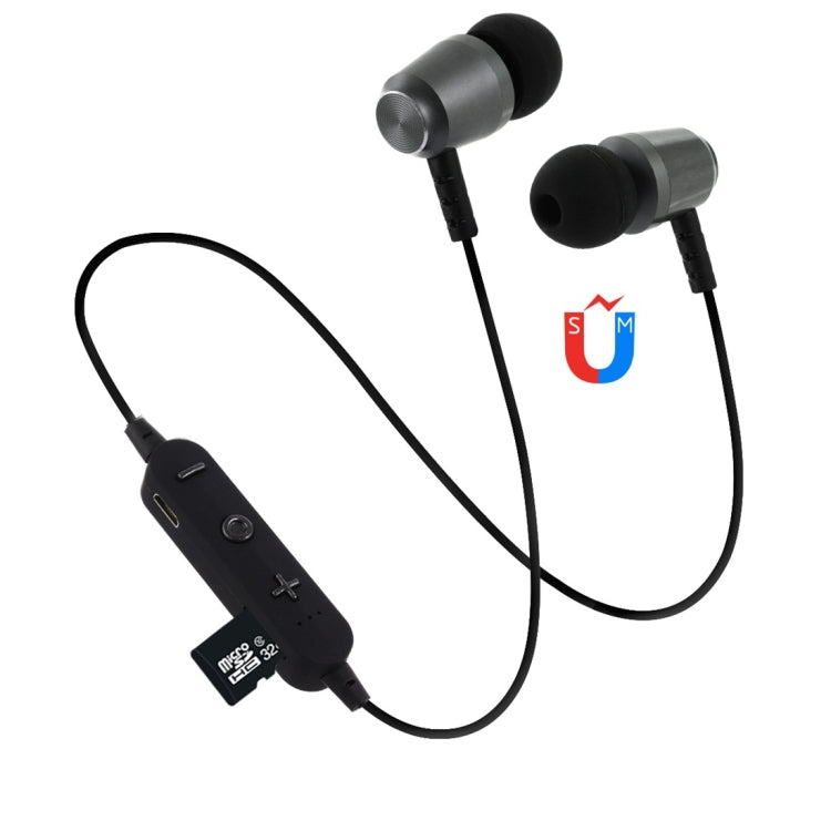 سماعة رأس بلوتوث F15 بتصميم معلق على الرقبة بلوتوث 4.2، تدعم تشغيل الموسيقى والتبديل والتحكم في الصوت والرد