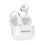 سماعة أذن بلوتوث مقاومة للماء IPX4 من لينوفو LivePods LP40 TWS مع صندوق شحن، تدعم اللمس والمكالمات عالية الدقة وسيري وتبديل السيد والعبد، LivePods LP40