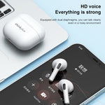 سماعة أذن بلوتوث مقاومة للماء IPX4 من لينوفو LivePods LP40 TWS مع صندوق شحن، تدعم اللمس والمكالمات عالية الدقة وسيري وتبديل السيد والعبد، LivePods LP40
