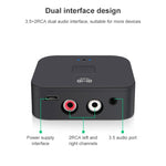 مستقبل بلوتوث B11 5.0 مع AUX وNFC إلى محول صوت 2 × RCA، B11
