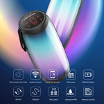 مكبر صوت بلوتوث محمول مقاوم للماء HOPESTAR P40 Bluetooth 5.0، P40 (أسود)، P40 (أزرق)