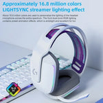 سماعة رأس ألعاب لاسلكية RGB من لوجيتك G733 LIGHT SPEED