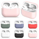 For AirPods Pro Silicone Wireless Earphone Protective Case Cover without Buckle