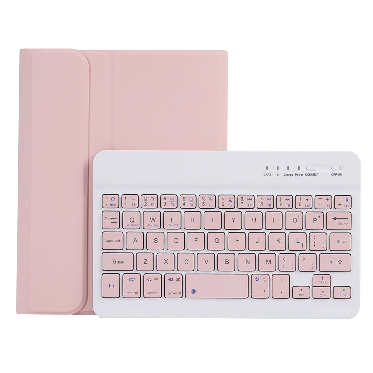 حافظة تابلت بلوحة مفاتيح بلوتوث فائقة النحافة بألوان حلوى C06B لجهاز iPad mini 6 / mini 7، مع حامل وفتحة قلم
