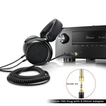 كابل صوت مزدوج 3.5 مم بنابض لسماعات Denon AH-D7100 7200 D600 D9200 5200