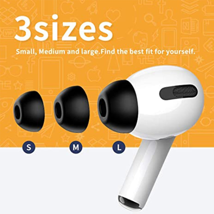 وسادات أذن من رغوة بطيئة الارتداد لسماعات AirPods Pro، الحجم: M