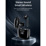 سماعة رأس رياضية بلوتوث TWS حقيقية مع عرض LED وحافظة شحن awei T28P Bluetooth V5.0