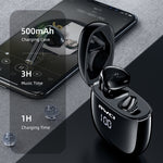 سماعة رأس رياضية بلوتوث TWS حقيقية مع عرض LED وحافظة شحن awei T28P Bluetooth V5.0
