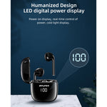 سماعة رأس رياضية بلوتوث TWS حقيقية مع عرض LED وحافظة شحن awei T28P Bluetooth V5.0