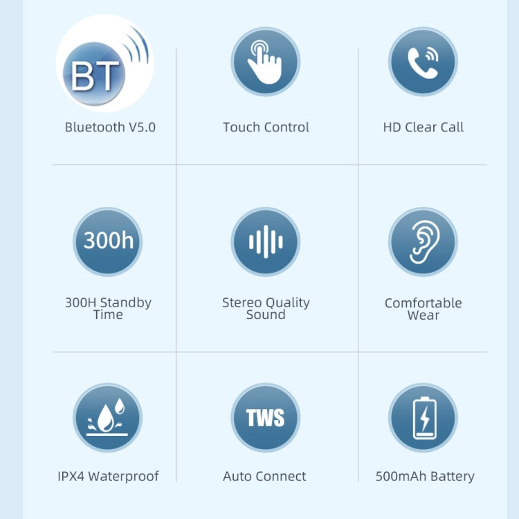 سماعة رأس رياضية بلوتوث TWS حقيقية مع عرض LED وحافظة شحن awei T28P Bluetooth V5.0
