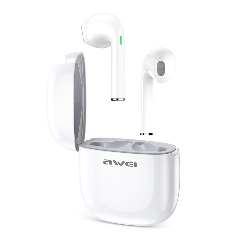 سماعة رأس رياضية بلوتوث TWS حقيقية مع حافظة شحن awei T28 Bluetooth V5.0