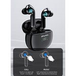 سماعة رأس رياضية بلوتوث TWS حقيقية مع عرض LED وحافظة شحن awei T15P Bluetooth V5.0، T15P