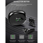 سماعة رأس رياضية بلوتوث TWS حقيقية مع عرض LED وحافظة شحن awei T15P Bluetooth V5.0، T15P