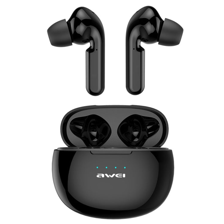 سماعة رأس رياضية بلوتوث TWS حقيقية مع حافظة شحن awei T15 Bluetooth V5.0، T15