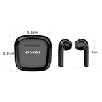 سماعة رأس رياضية بلوتوث TWS حقيقية مع حافظة شحن awei T26 Pro Bluetooth V5.0، T26 Pro
