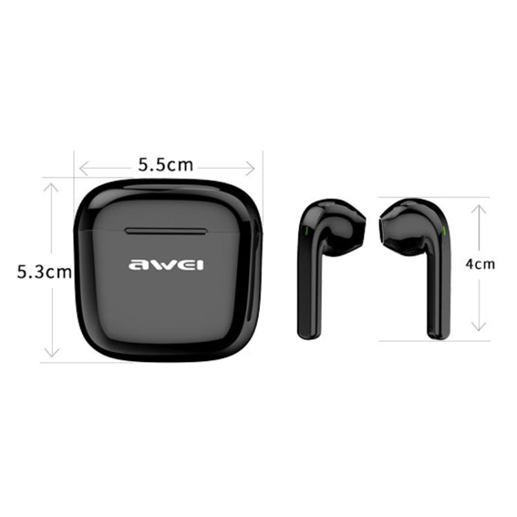 سماعة رأس رياضية بلوتوث TWS حقيقية مع حافظة شحن awei T26 Pro Bluetooth V5.0، T26 Pro