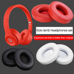 زوج واحد من أغطية واقية جلدية لسماعة Beats Solo2.0 / Solo3.0، النسخة السلكية