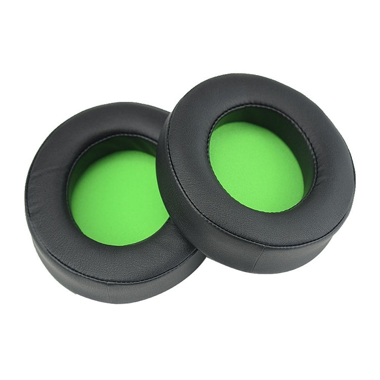 قطعتان غطاء إسفنجي شبكي أخضر لحشوة سماعة Razer Kraken 7.1 V2 Pro، بديل وسادات الأذن، لرازر Kraken 7.1 V2 Pro (شبكة خضراء)