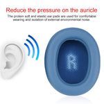 غطاء حماية سماعات أذن من الجلد الصناعي ورغوة ناعمة لسماعات JBL Everest Elite 750NC، زوج واحد، لإيفرست إيليت 750NC برونزي، لإيفرست إيليت 750NC أزرق