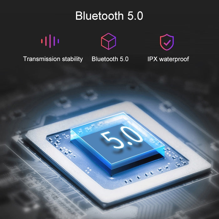 سماعة رأس ستيريو لاسلكية TWS بلوتوث V5.0 مع علبة شحن BTH-K08
