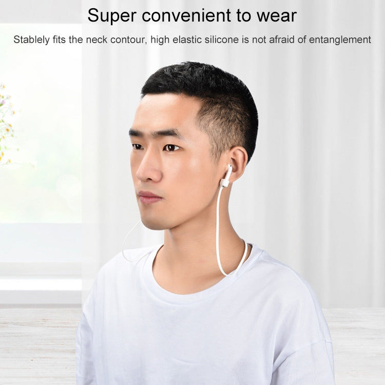 حبل مغناطيسي من السيليكون مضاد للضياع لسماعات بلوتوث لاسلكية لسماعات Apple AirPods 1 / 2