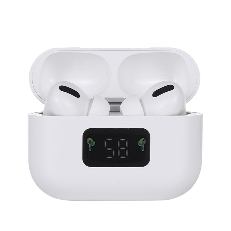 سماعة أذن بلوتوث لاسلكية تعمل باللمس i58 TWS Bluetooth 5.0 لنظام IOS مع صندوق شحن بجذب مغناطيسي وشاشة رقمية ذكية، تدعم Siri