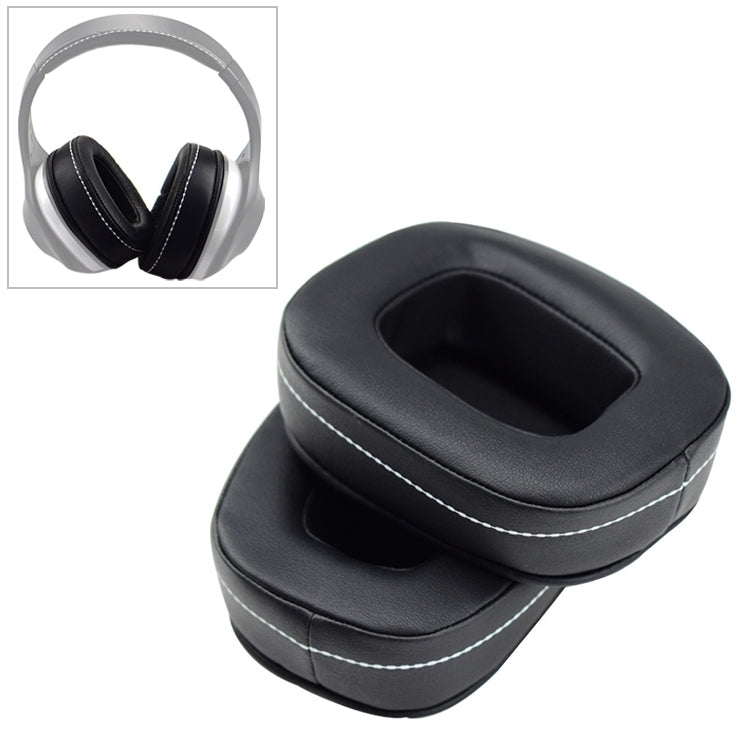 قطعتان لغطاء حماية إسفنجي ناعم لسماعات DENON AH-D600 / AH-D7100، ل DENON AH-D600 (أسود أبيض)، ل DENON AH-D600 (أسود بني)