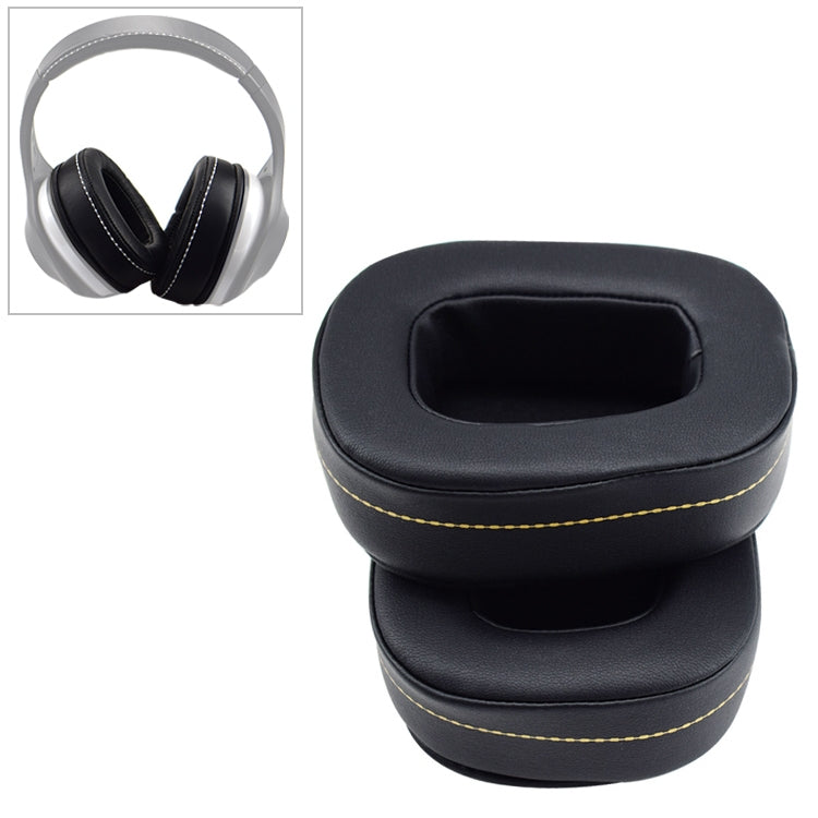 قطعتان لغطاء حماية إسفنجي ناعم لسماعات DENON AH-D600 / AH-D7100، ل DENON AH-D600 (أسود أبيض)، ل DENON AH-D600 (أسود بني)