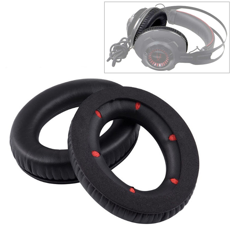 قطعتان لغطاء حماية إسفنجي ناعم لسماعات Kingston Hyper X Cloud Revolver S