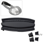 10 قطع لغطاء جلدي لشريط رأس سماعات Bose QC2 / QC15 مع أجزاء بلاستيكية وبراغي