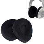 قطعتان لغطاء إسفنجي من الفلانيل لسماعات Sennheiser RS160 / 170 / HDR170 / 180 / 160، وسادات أذن بديلة بدون مشبك، من الفلانيل