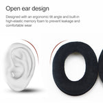 قطعتان لغطاء إسفنجي من الفلانيل لسماعات Sennheiser HD515 / HD555 / HD595 / HD598 / HD558 / PC360، وسادات أذن بديلة مع قطن ضبط النغمة، مخمل أسود، مخمل بني