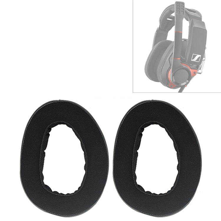 قطعتان لغطاء إسفنجي بديل لسماعات Sennheiser GSP 600، ل Sennheiser GSP 600 (غطاء الأذن)