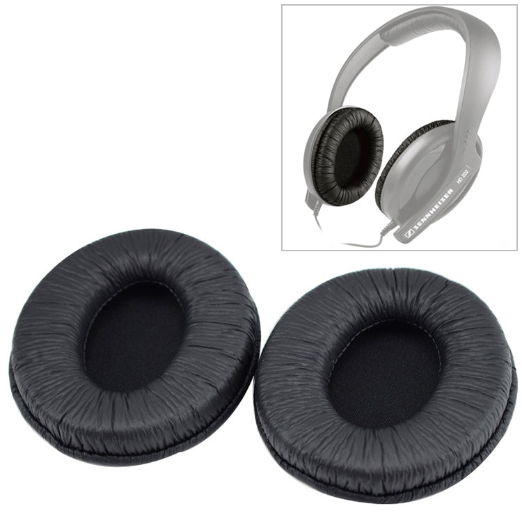2 قطعة لوسائد إسفنجية لتغطية سماعات Sennheiser HD202 / HD212 / HD437 / HD447 / HD457 / HD497، بدائل وسادات الأذن، لـ Sennheiser HD202 / HD212