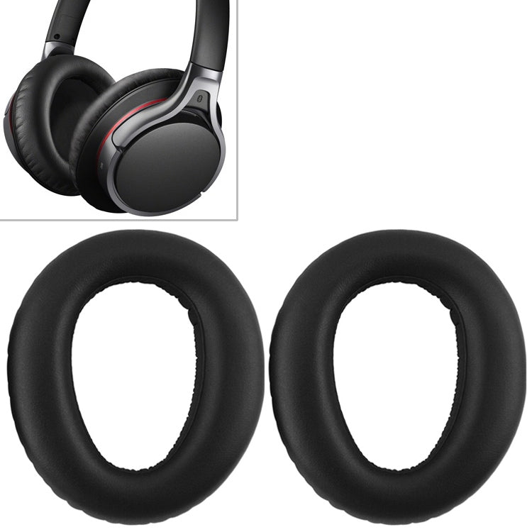2pcs Sponge Headphone Protective Case With Card Buckle for Sony MDR-10RBT / MDR-10RNC / MDR-10R