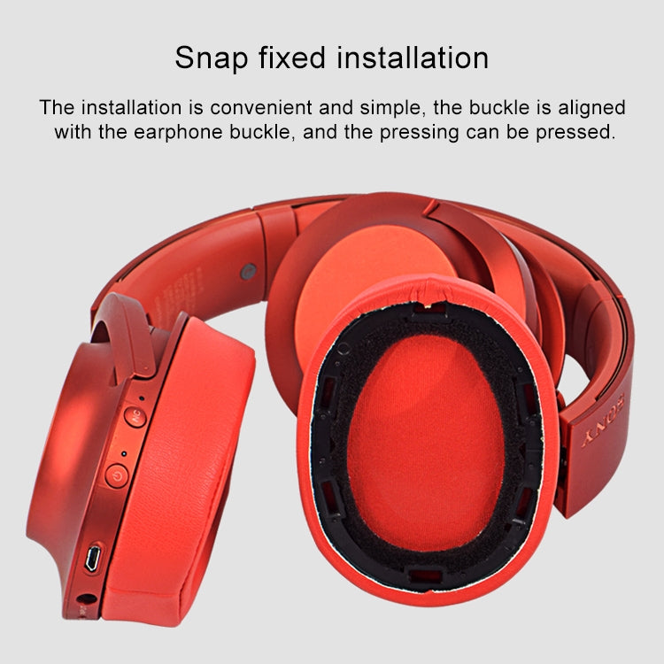 2 قطعة حقيبة واقية إسفنجية لسماعات Sony MDR-100ABN / WH-H900N