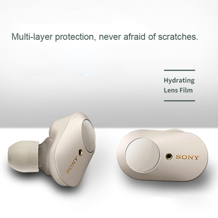 For Sony WF-1000XM3 Bluetooth Earphone Transparent Protective Sticker