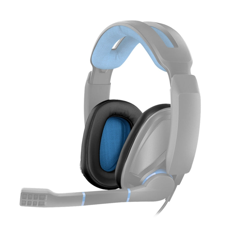 2 قطع لغلاف وسادة سماعة Sennheiser GSP300 / GSP301 / GSP302 / GSP303 / GSP350، غطاء واقي بدون شبكة