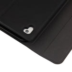 لوحة مفاتيح FT-1030 بتقنية Bluetooth 3.0 من ABS بنسيج مصقول + غطاء لوحي من الجلد بنسيج جلدي لجهاز iPad Air / Air 2 / iPad Pro مقاس 9.7 بوصة، مع تعديل زاوية بثلاث مستويات / مغناطيسي / وظيفة النوم، FT-1030D