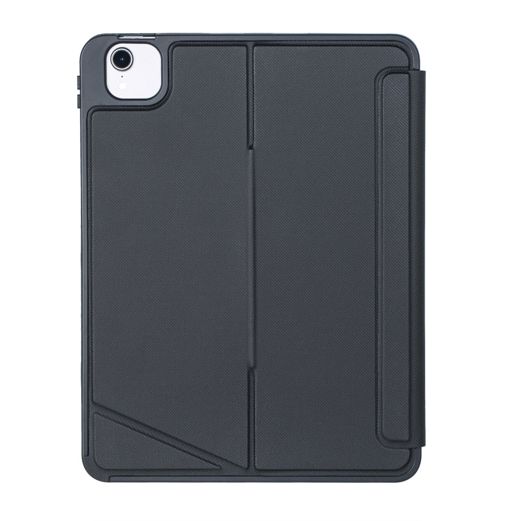 غطاء لوحة مفاتيح بلوتوث مضيء قابل للفصل والدوران T11B-AS لجهاز iPad Air 11 2024 / Air 5 / Air 4 10.9 / Pro 11 2022 2021 2020 2018، لجهاز iPad Air 11 2025 / Air 11 2024 / Air 5 / Air 4 10.9 / Pro 11 2022 2021 2020 2018