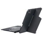 غطاء لوحة مفاتيح بلوتوث مضيء قابل للفصل والدوران T11B-AS لجهاز iPad Air 11 2024 / Air 5 / Air 4 10.9 / Pro 11 2022 2021 2020 2018، لجهاز iPad Air 11 2025 / Air 11 2024 / Air 5 / Air 4 10.9 / Pro 11 2022 2021 2020 2018