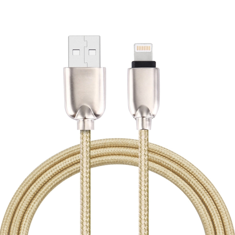 كابل شحن ومزامنة بيانات 1 متر منسوج 108 نواة نحاسية 8 دبابيس إلى USB لأجهزة iPhone و iPad