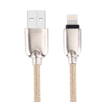 كابل شحن ومزامنة بيانات 1 متر منسوج 108 نواة نحاسية 8 دبابيس إلى USB لأجهزة iPhone و iPad