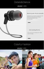 AWEI A990BL Wireless Sport Bluetooth Stereo Earphone with Wire Control + Mic, Support Handfree Call